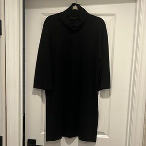 Zara Black Turtleneck Dress